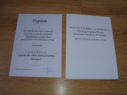 Wyróżnienie w konkursie wojewódzkim w Olsztynie