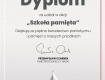 Szkoła pamięta